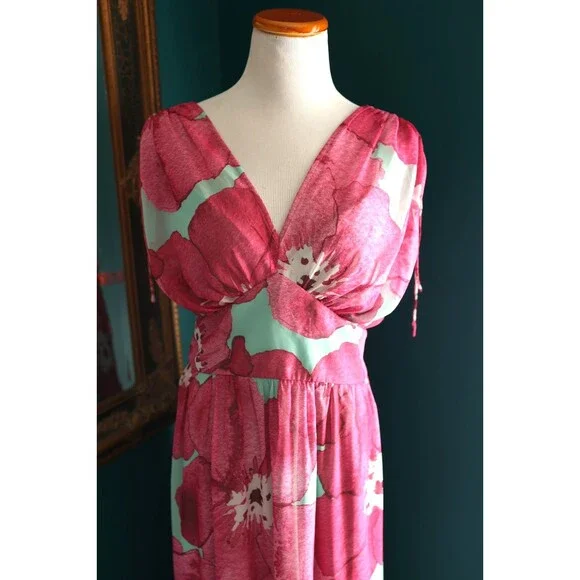 NWT Anthropologie Hutch Yael Sleeveless Maxi Dress Colorful Floral Boho XL - Picture 4 of 16